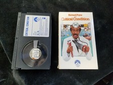 1987 CRITICAL CONDITION Richard Pryor Beta Betamax Tape Paramount 1879 Comedy
