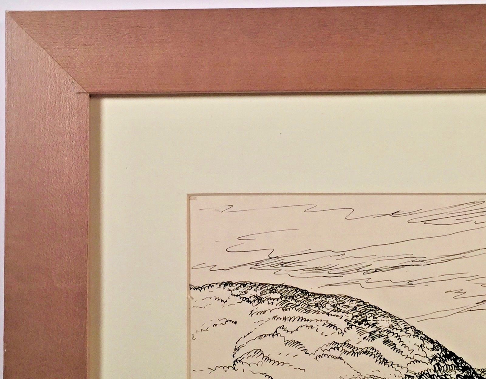 John F Gould (1906-1996) Signed Ink Illustration The Highlander Above