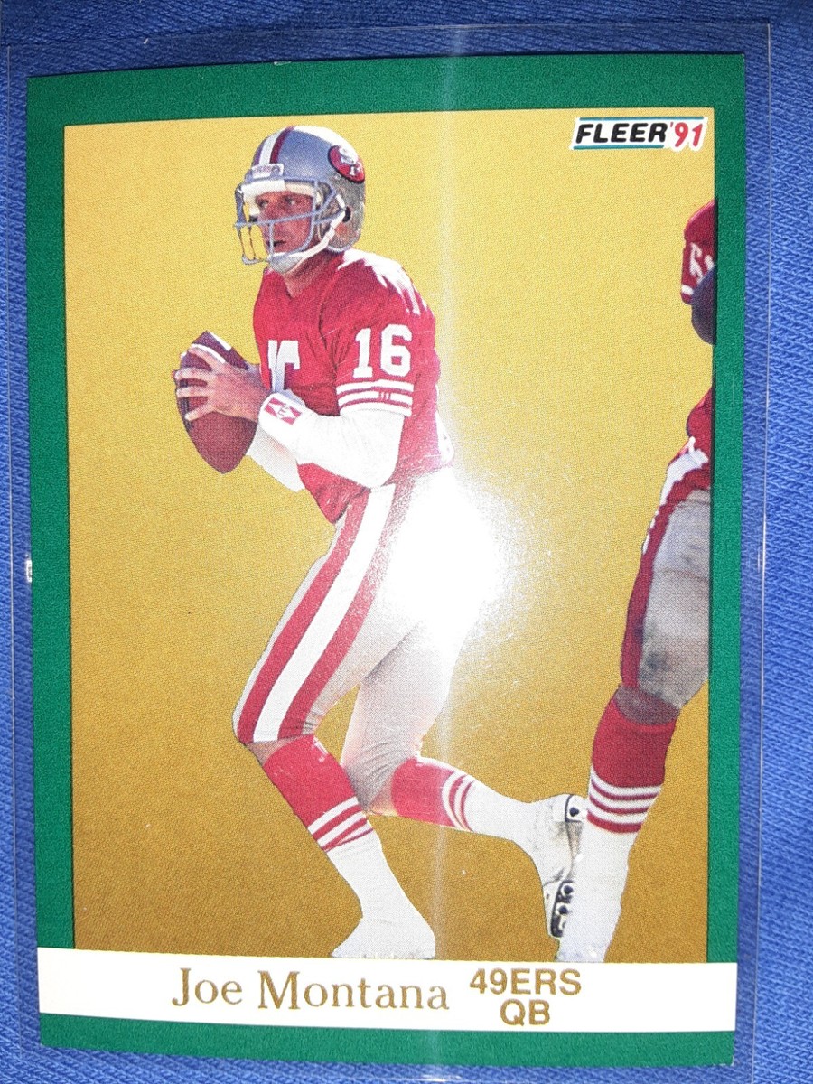1991 Fleer JOE MONTANA #360 football card ~ San Francisco