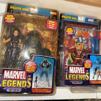 Marvel Xmen Legends Apocalypse Series Iron Fist X-23 Action Figure
