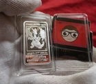 Pokemon 1/2 Oz Charizard .999 Pure Silver Art Bar {Proof}  Rare Trading Card S/N