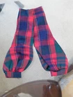 Vintage BARBIE CLONE Doll CLOTHES PANTS Plaid  FREE SHIP