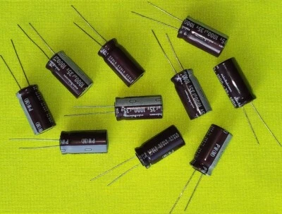 Nichicon 1000uF 35V 105°C ELKO Radial Menge Wählbar 2-10 Stück