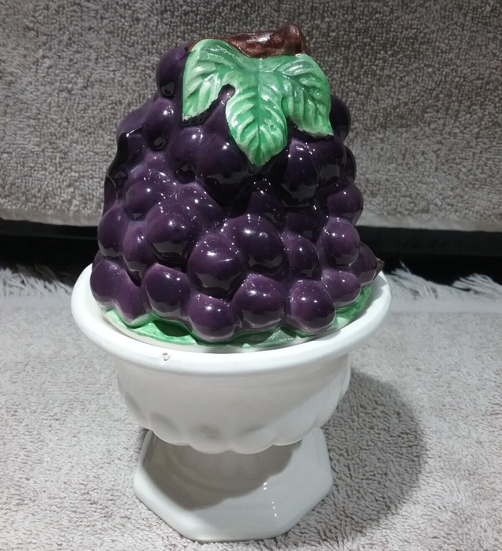 Vintage Ardco Grape Design Jam/Jelly Serving Jar - Japan