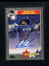 2022 Topps Update AUSTIN MEADOWS 1987 Topps All-Star Baseball AUTOGRAPH GOLD /50