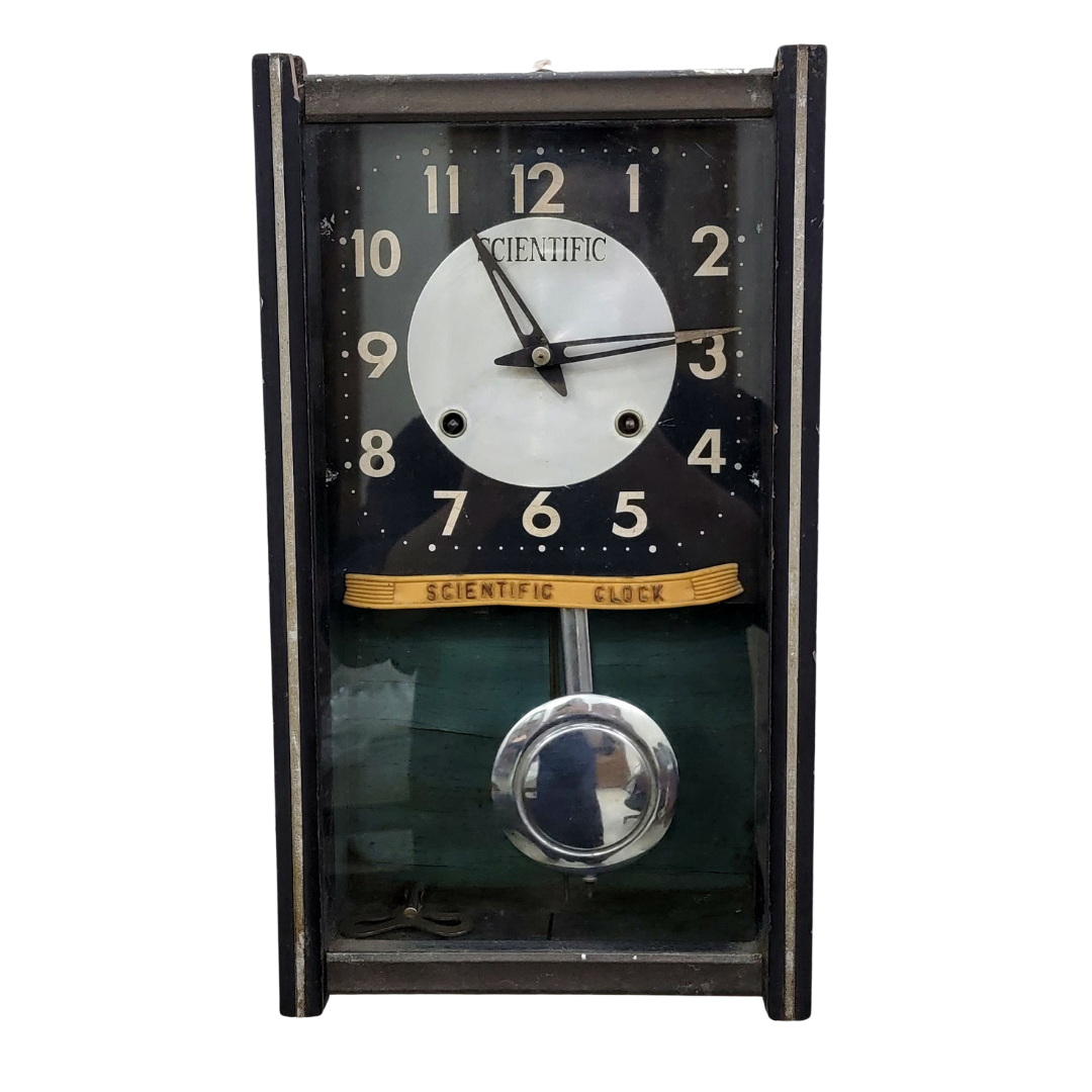 Antique Original SCIENTIFIC Collectible Clock Vintage Rare