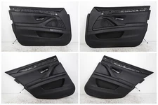 11-16 BMW F10 5 Series Front & Rear Interior Door Panels Black W/ Light SET of 4