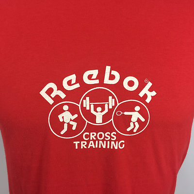 Vtg Reebok Cross Training Fitness Running Weight Lifting Marathon