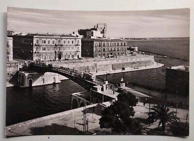 Taranto - Ponte Girevole [Swing Bridge] - Italy RPPC
