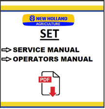 New Holland TN75FA Trattori Servizio Riparazione Operatori Proprietari Negozio Manuale PDF USB