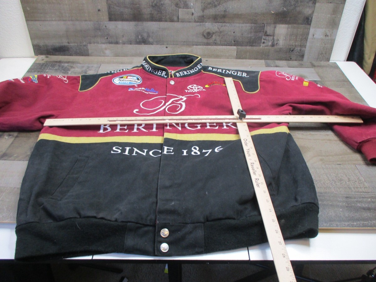 chase authentics ブルゾン VTG NASCAR Windbreaker Jacket Men's L Blue Chase Authentics