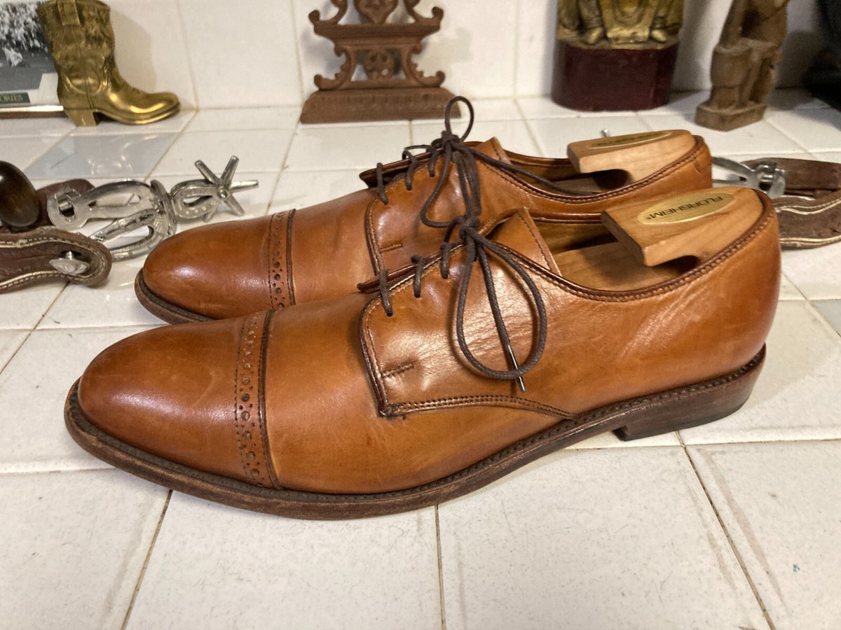 Allen Edmonds Crosby Street Walnut Color - 10.5 D Comfort Hand Crafted $499 Allen Edmonds Walnut Strand Cap-toe Sz 10D Oxford Dress Shoe  main image 3