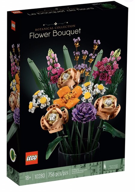 lego botanical collection flower bouquet set