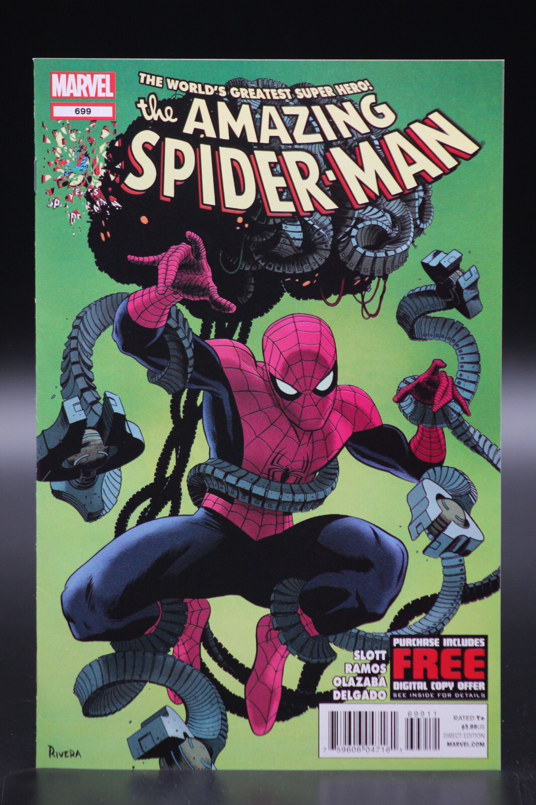Amazing Spider-Man (1999) #699 Paolo Rivera Cover A Dan Slott Doctor Octopus NM