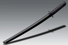 Cold Steel Wakazashi Bokken Training Practice Sword Black Overall 27.5" 92BKKB