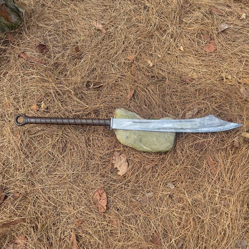 Custom Handmade Pudao Sword 24 inch Long Handle Ancient Chinese Traditional Swor - Picture 3 of 9