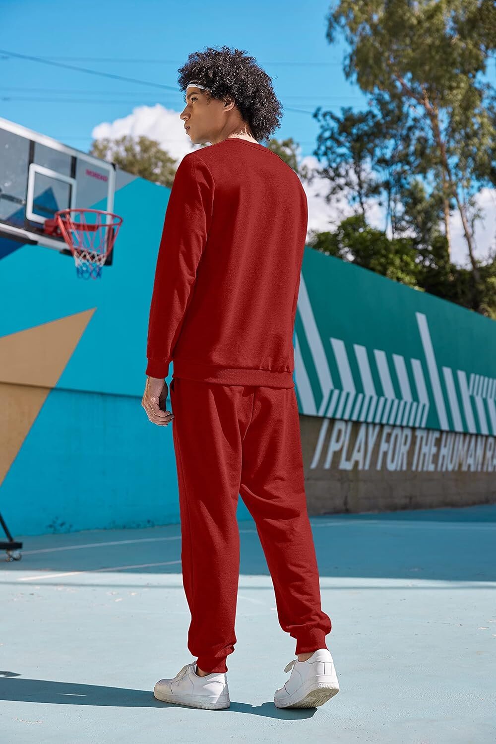 COOFANDY Men's Tracksuit 2 Piece Long Sleeve Pullover Jogging Track