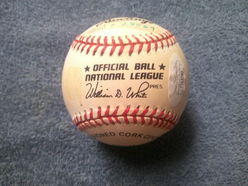 HALL OF FAMER DUKE SNIDER SIGNED OFFICIAL NATIONAL LEAGUE BASEBALL JSA COA - Picture 5 of 6