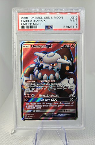 Heatran-GX graded PSA 9 for sale on eBay