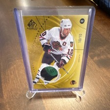 25-26 Upper Deck SP Game Used Gold Premium Mem Tony Amonte 10/10 Blackhawks