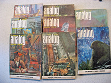 Vtg Lot of 8 Partial Year 1965 Analog Science Fiction/Science Fact Magazines