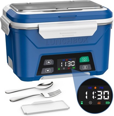 EAST OAK Cordless Electric Lunch Box for Adults, Heated Lunch Box Battery Power