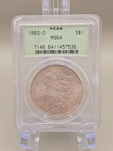 1883-O Morgan Silver Dollar $1 - PCGS MS 64