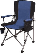 Oversized Folding Camping Chair for Heavy People 200kg, Deluxe Large