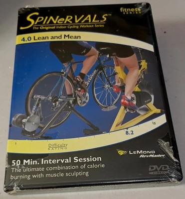 Spinervals 4.0 Lean & Mean DVD Indoor Cycling Workout Difficulty 8.2 Spin Class 
