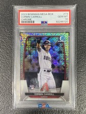 Corbin Carroll 2023 Bowman Mega Box Chrome PSA 10 Arizona Diamondbacks