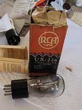 1 RCA Radiotron Vintage Tube UX-226 tested Vintage