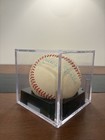 Mickey Mantle & Bob Lemon Signed Baseball – Dual HOF Autogra