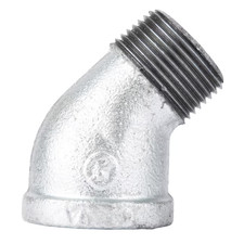 RELIABILT 3/4-in x 45-Degree Galvanized Malleable Iron Street Elbow
