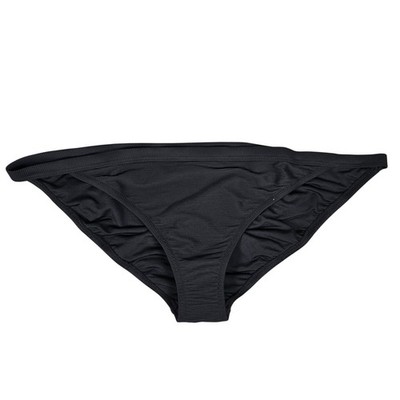 J. Crew Ribbed-trim hipster full-coverage bikini bottom Black 2X NWT