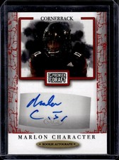 2021 SAGE Premier Draft #A36 Marlon Character Autographs Red