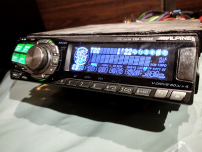 Alpine CDA-9833R Car stereo radio Cd player 4 x 60 Watts Retro - Fully Working -