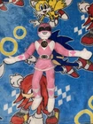 Vintage Power Rangers Pink Kim Ranger 18" Plush Figure Hasbro Kid Dimension 1994