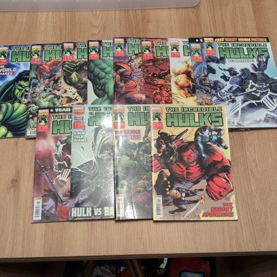 The Incredible hulks comic bundle -  No6-7 & No9-19 September 2012-2013
