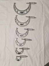CME Micrometers Set of 6, 0-6" Great Shape