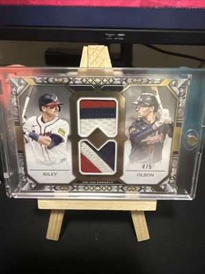 Matt Olson Austin Riley Tops-r0 patch /5 