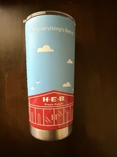 H-E-B HEB Kodi Brand Limited Ed.  Stainless Steel Cup 22oz NEW