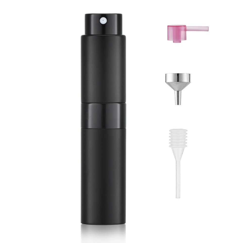 Toureal 8ml Travel Perfume Atomiser Refillable Mini Aftershave Spray Bottle