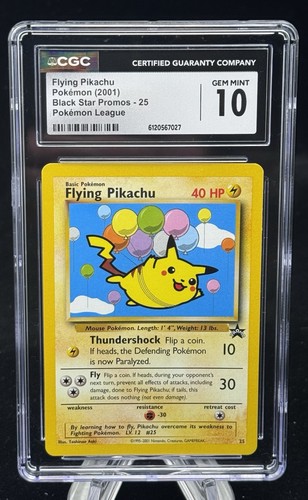 Flying Pikachu graded CGC 10 for sale on eBay