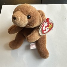 TY BEANIE BABY CUBBIE THE BEAR 1994 STYLE 4010 PVC PELLETS MINT