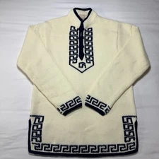 Vintage Carol Brent Montgomery Ward Sweater 60’s/70’s High Collar Grandma Sz M