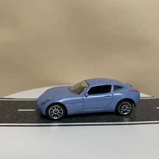 2006 Matchbox MBX Metal #14 Pontiac Solstice Concept Coupe Blue w/Lace Spoke NM
