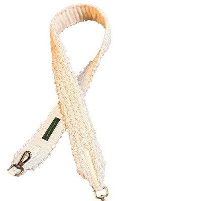 Anthropologie Sherpa Boucle Detachable Bag Strap Cream Texture Purse Replacement