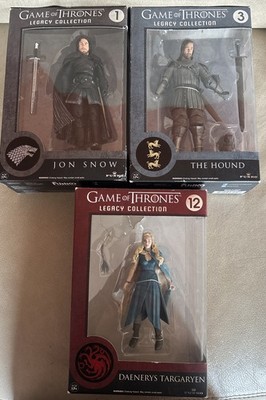 Game Of Thrones Jon Snow, The Hound, Daenerys Targaryen Funko Lot Of 3