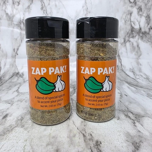 Little Caesars Zap Pak! Italian Pizza Seasoning Lot of 2