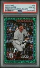 2024 Topps Series 1 Aaron Judge Green Crackle Foil #99 /499 PSA 10